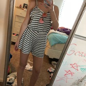 STRIPED ROMPER